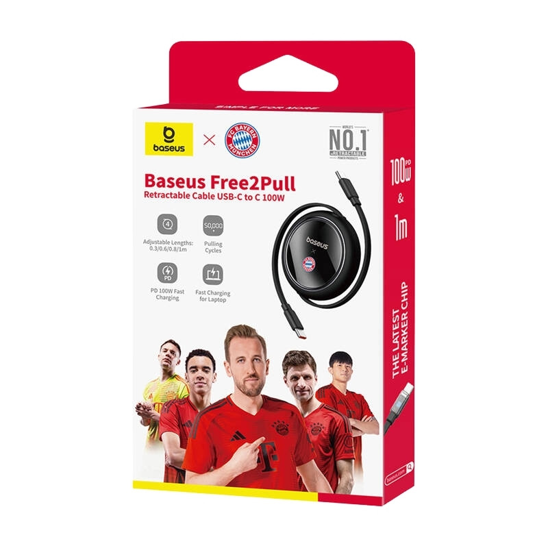 Baseus Cable USB‑C a USB‑C 100 W Bayern Edition - Ítem1